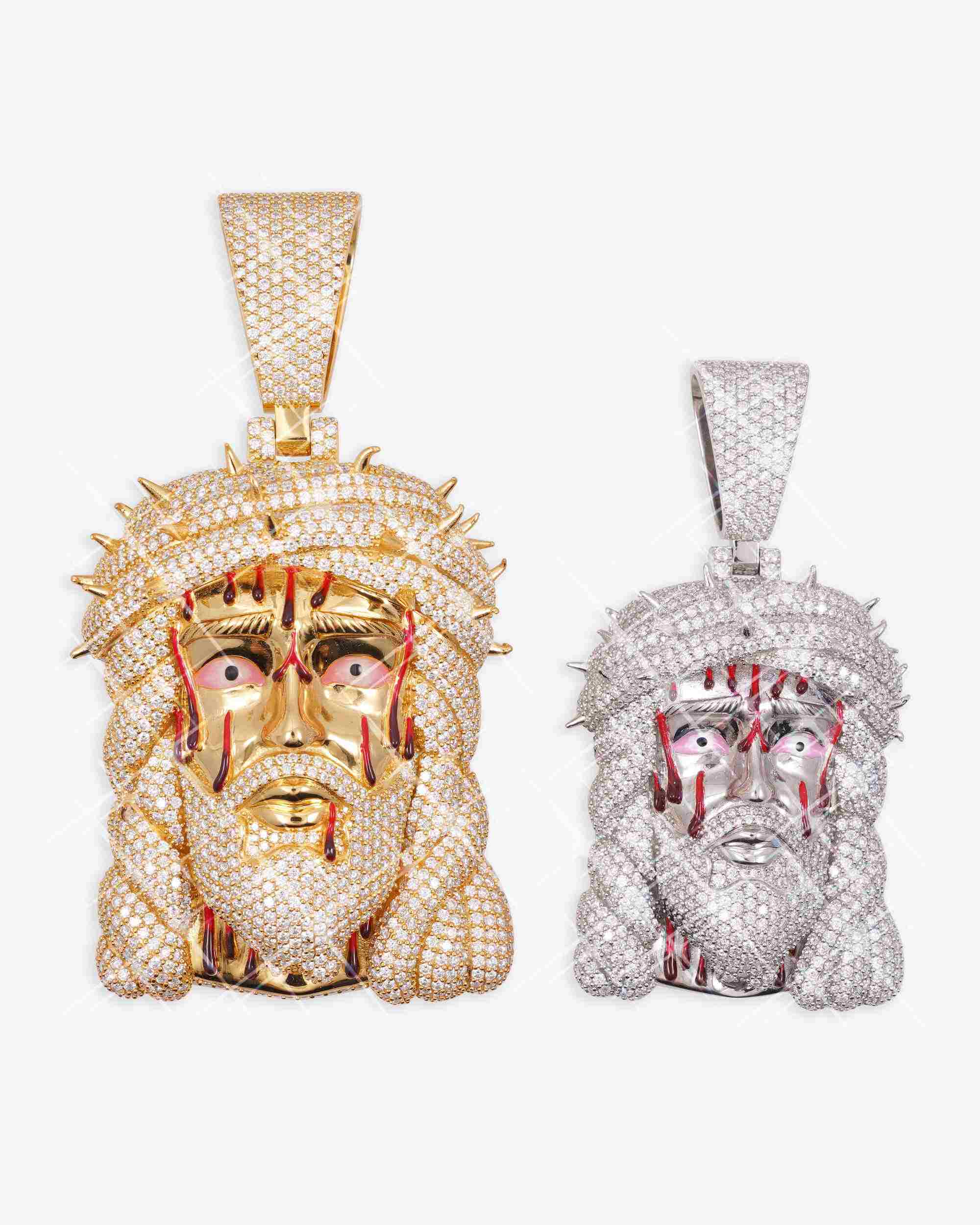 Moissanite Blood Jesus Piece - IceCartel™