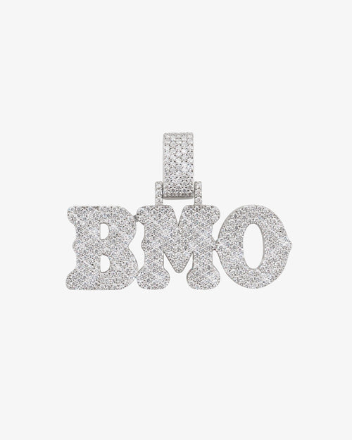 bmo custom moissanite name pendant 14k gold icecartel