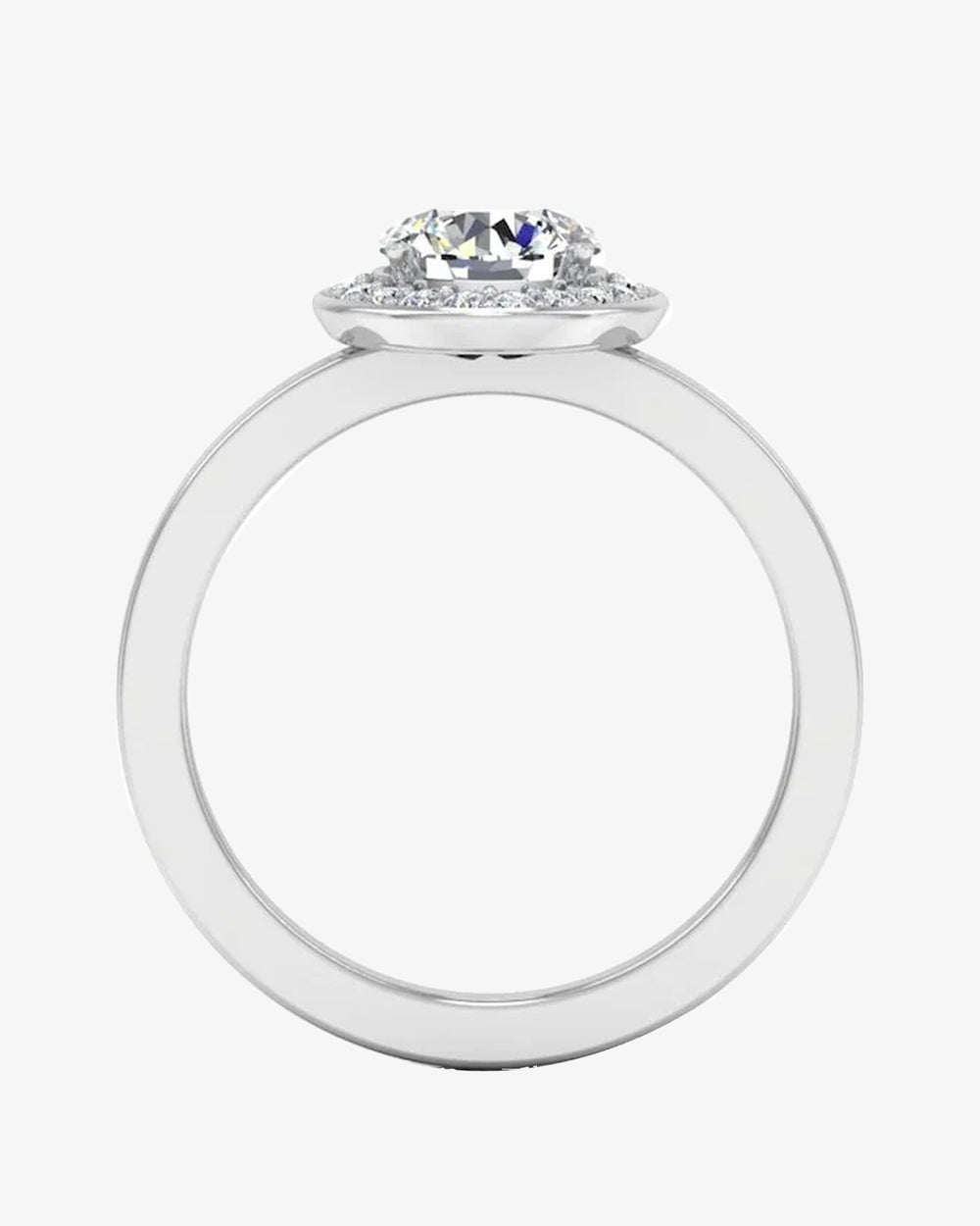 brilliant cut halo channel set moissanite engagement ring icecartel o px