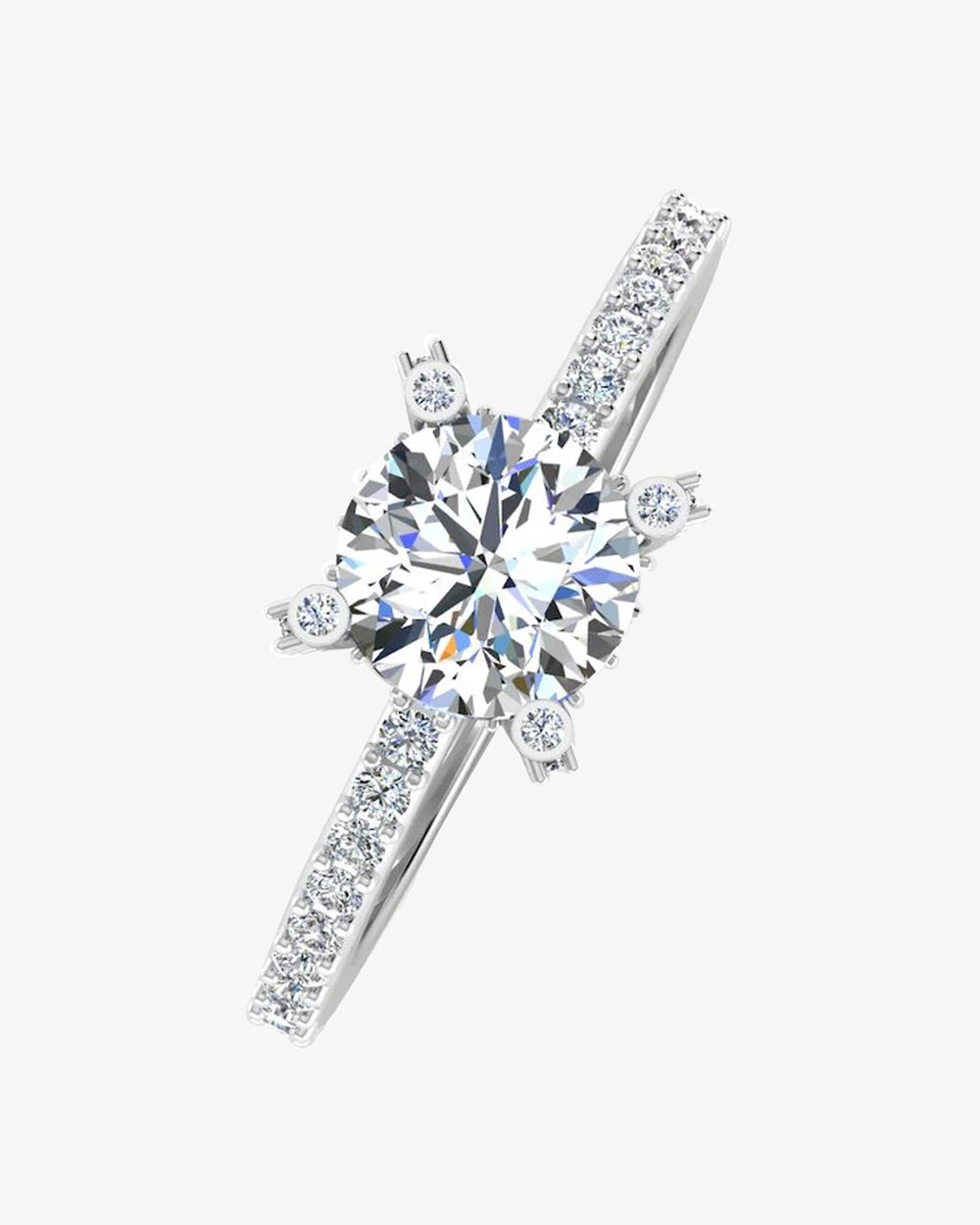 brilliant cut prong bezel moissanite engagement ring icecartel i