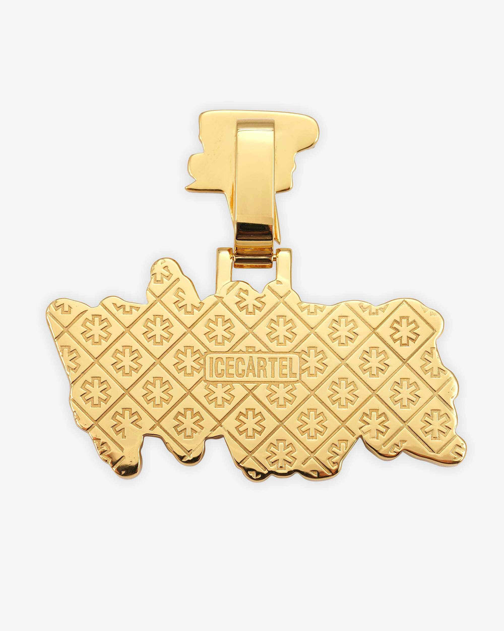 britiney moissanite custom name pendant 14k gold icecartel back