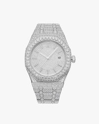 bust down moissanite watch 14k white gold icecartel main px