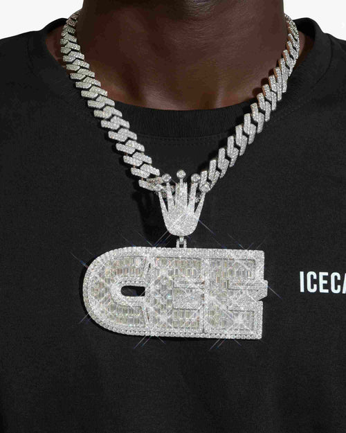 cee custom moissanite name pendant 14k gold icecartel model