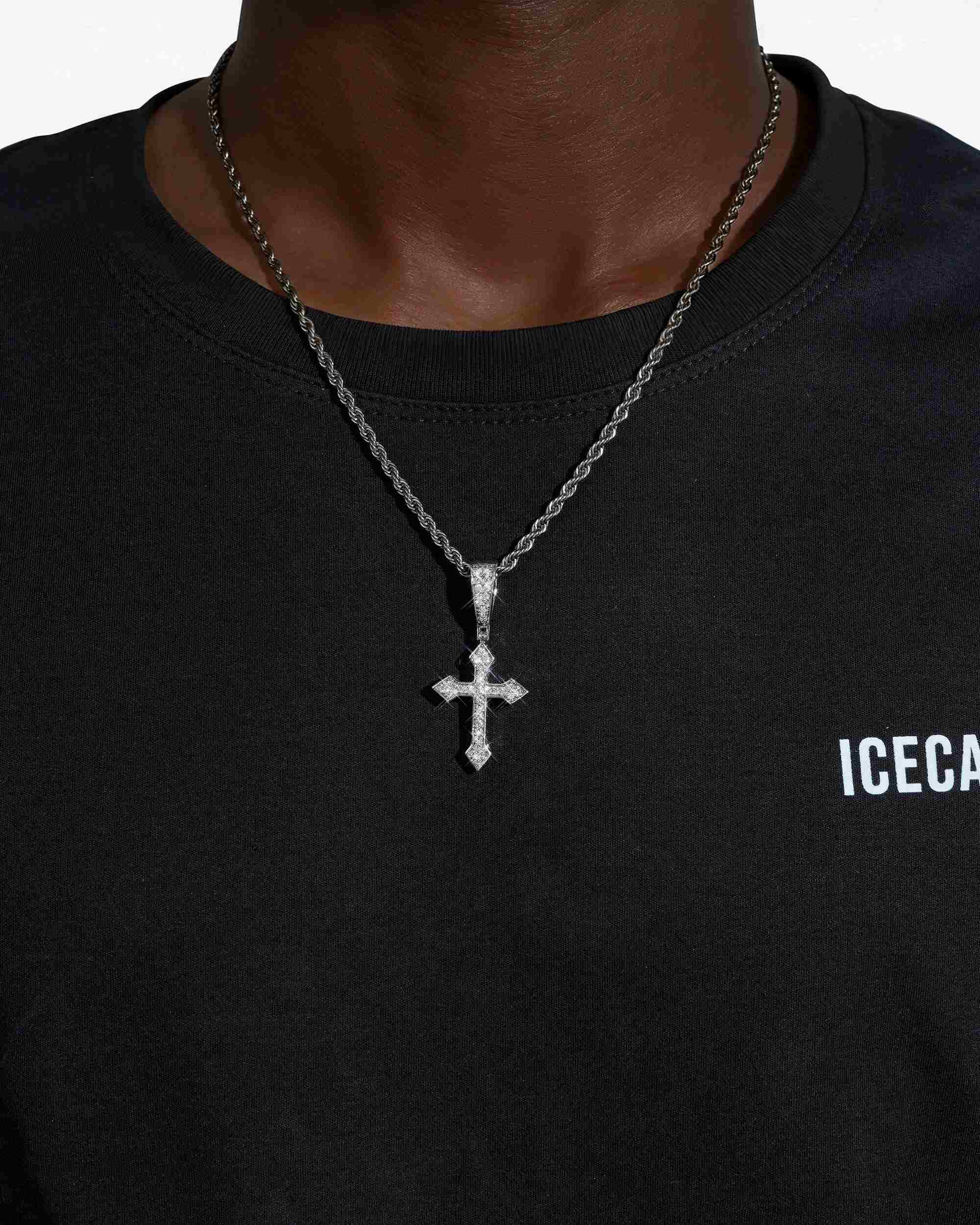 VVS Celtic Cross Pendant 14K Gold - IceCartel™