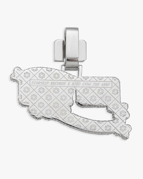 ceo yano bird gang custom diamond pendant icecartel iced out back engraving