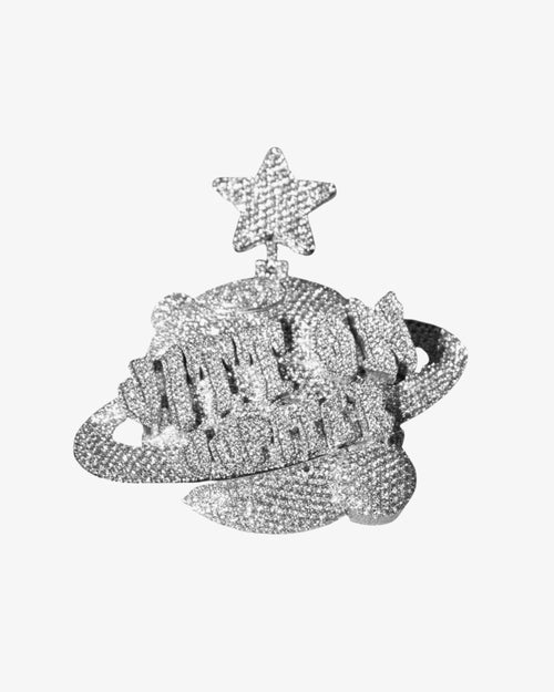 circle 925 silver custom vvs moissanite jupiter pendant 14k white gold1