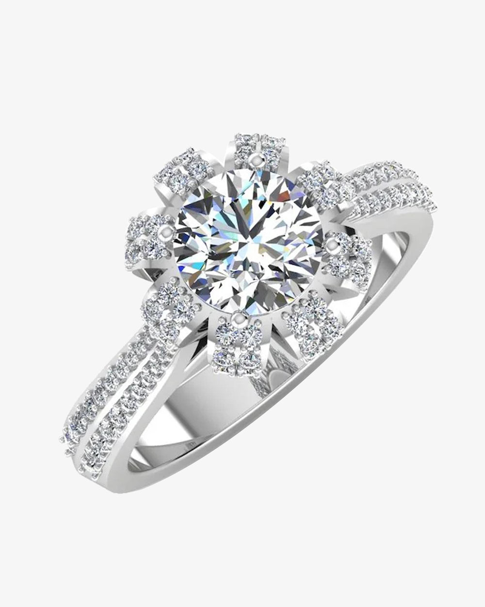 crown set split shank moissanite engagement ring icecartel main