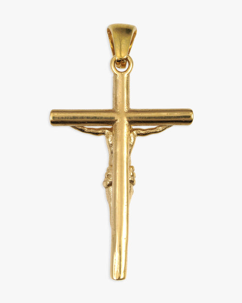 crucifix pendant gold icecartel backside