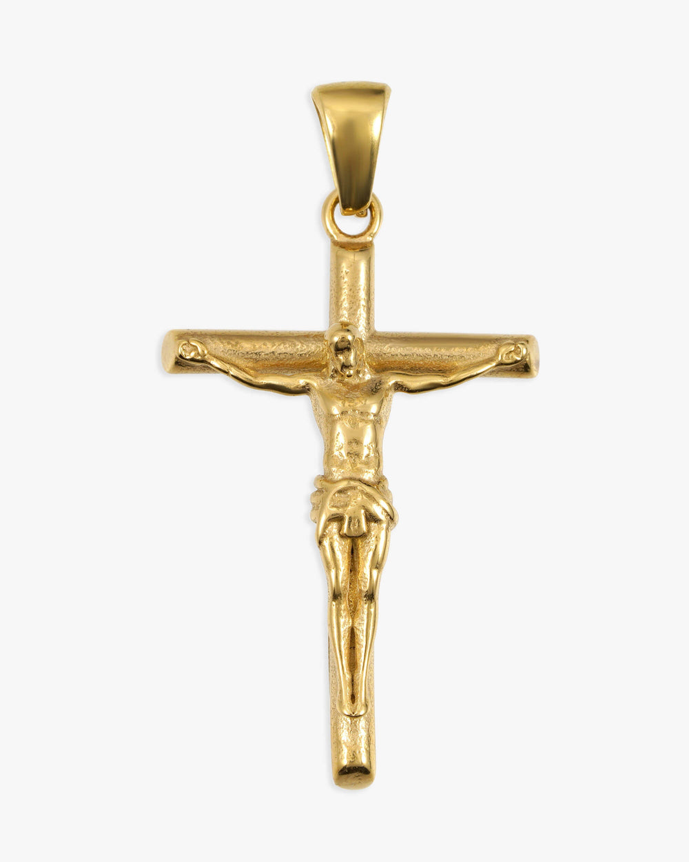 crucifix pendant gold icecartel frontside