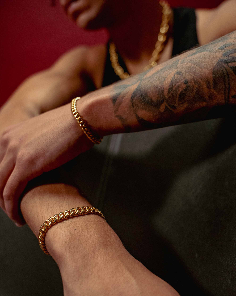 cuban bracelt gold icecartel lifestyle two