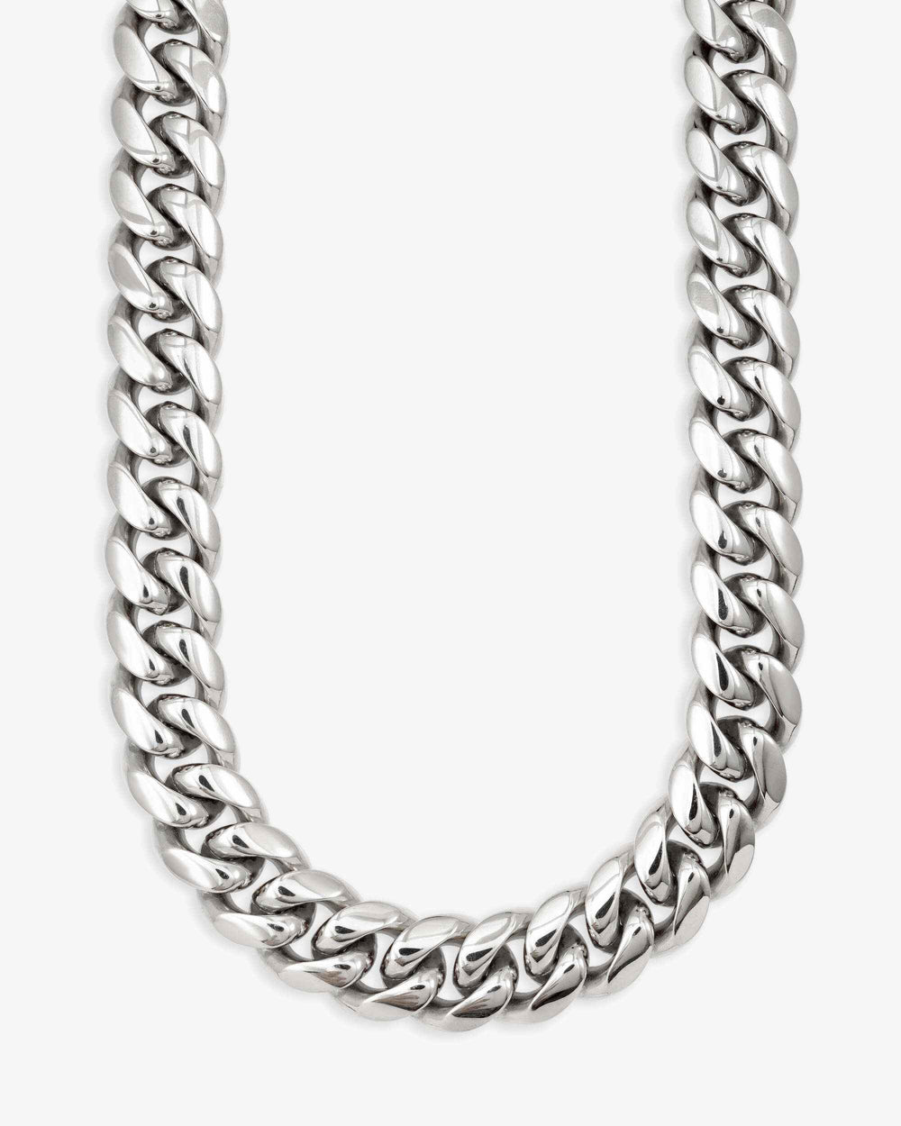 cuban link chain with iced clasp 14k gold icecartel 18mm white main new