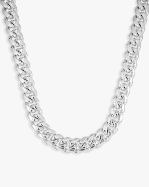 cuban link chain with iced clasp 14k gold icecartel 18mm white main