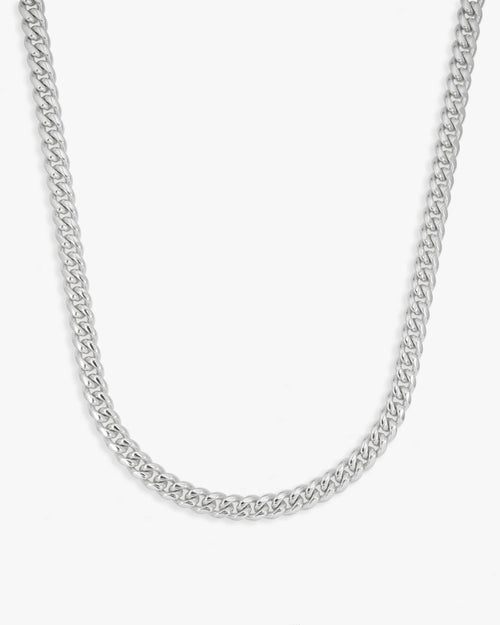 cuban link chain with iced clasp 14k gold icecartel 6mm white main