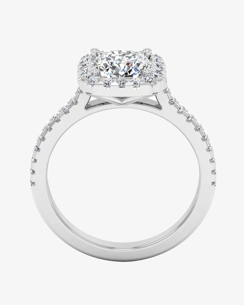 cushion halo moissanite engagement ring icecartel o