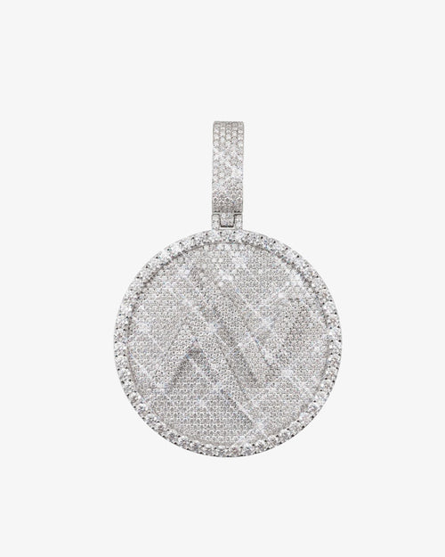 custom a v moissanite circle pendant 14k gold icecartel f6