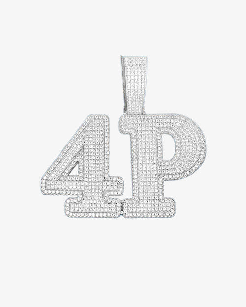 custom big letter pendant icecartel close up 1