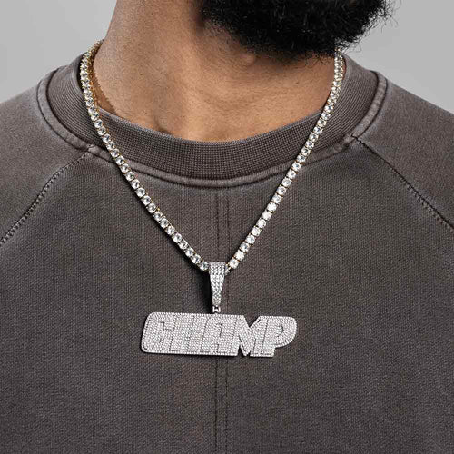custom bold letters pendant model