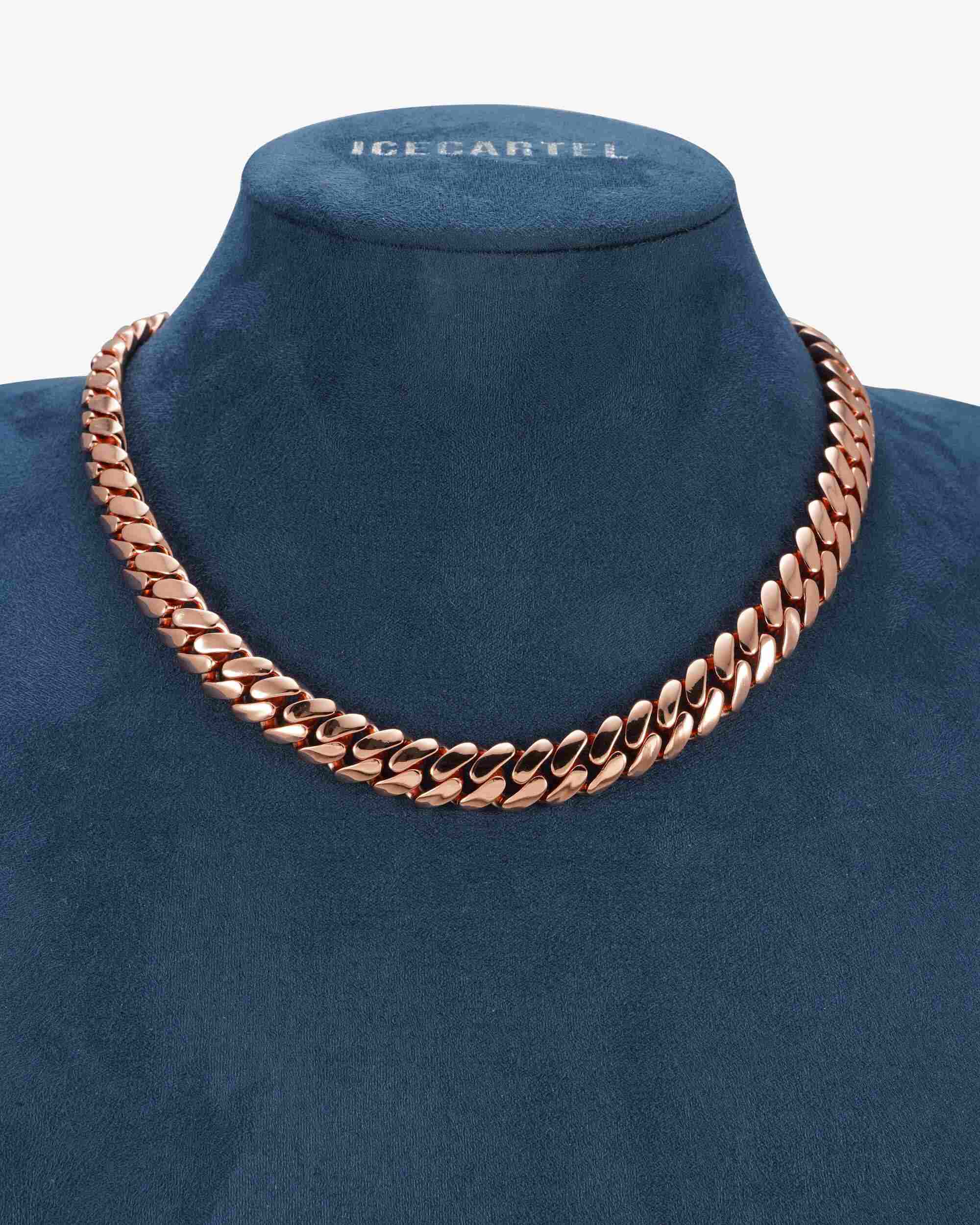 CUSTOM CLASP 12MM Moissanite Miami Cuban Link Chain 14K Gold