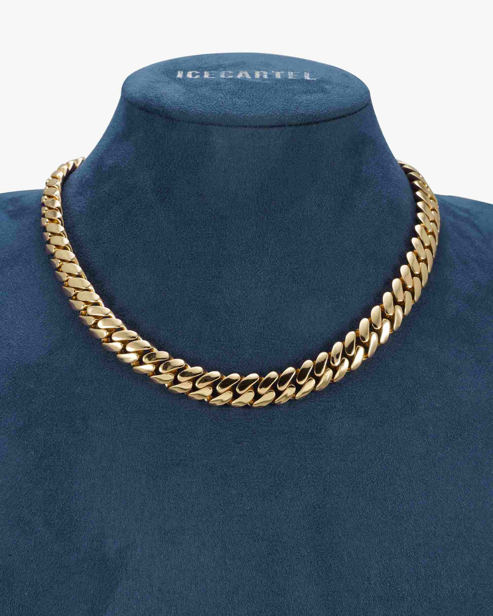 CUSTOM CLASP 12MM Moissanite Miami Cuban Link Chain 14K Gold - Yellow Gold