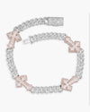 CUSTOM CLASP 15MM Moissanite Baguette Cross Miami Cuban Link Chain 14K Gold - White Gold