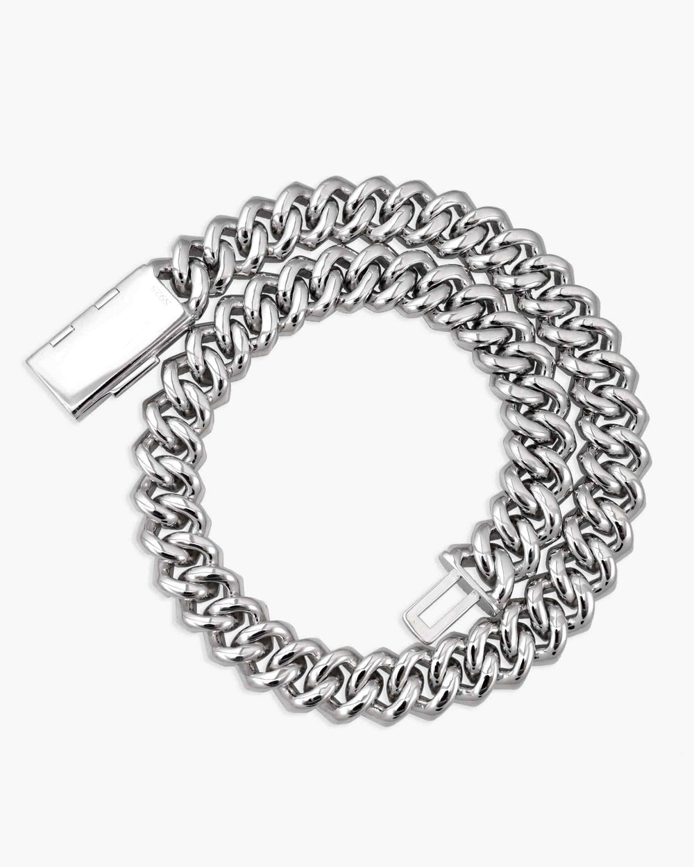 custom clasp 4 row 20mm moissanite cuban link chain 14k gold icecartel px new back