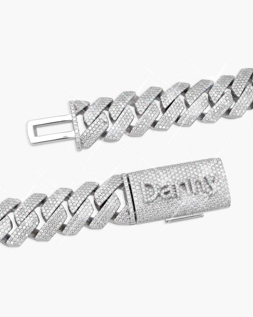 custom clasp 4 row 20mm moissanite cuban link chain 14k gold icecartel px new closeup