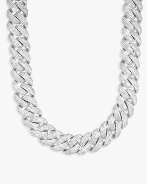 custom clasp moissanite 5 row miami cuban link chain 14k gold icecartel px main