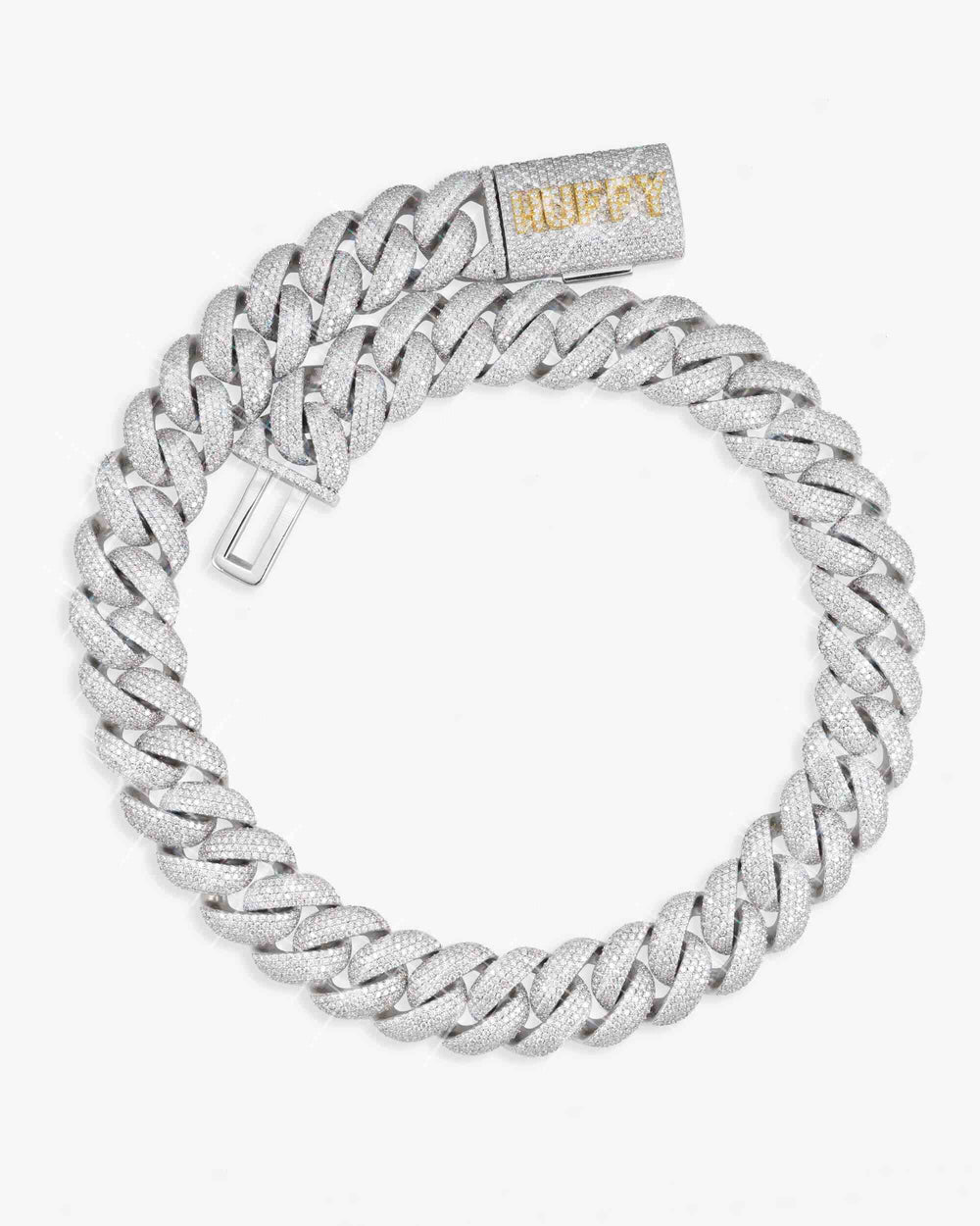 custom clasp moissanite 5 row miami cuban link chain 14k gold icecartel px top