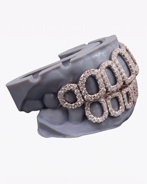 custom diamond open face grillz icecartel white side