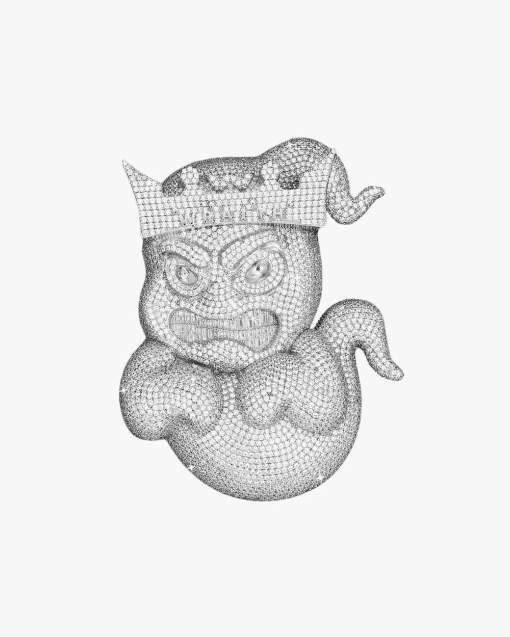 Custom Ghost Pendant front icecartel