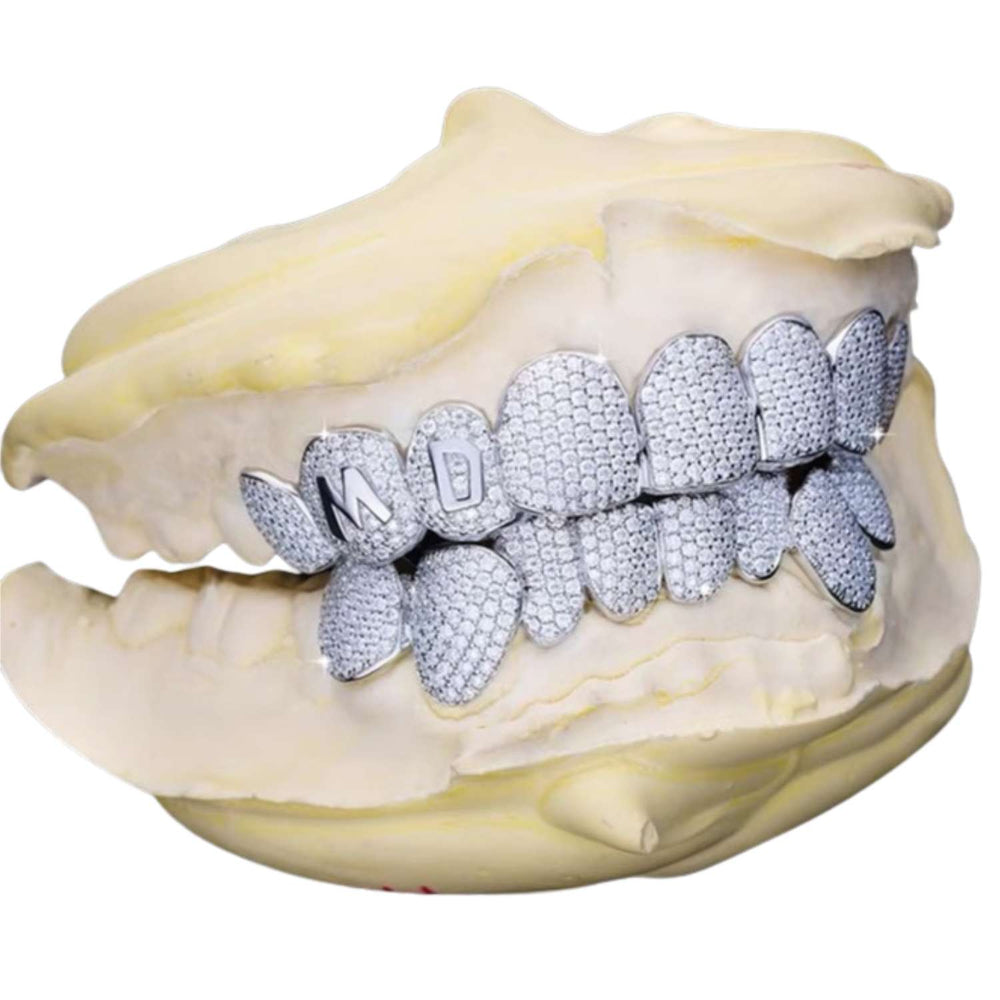 Custom letter moissanite grillz Side 2 icecartel