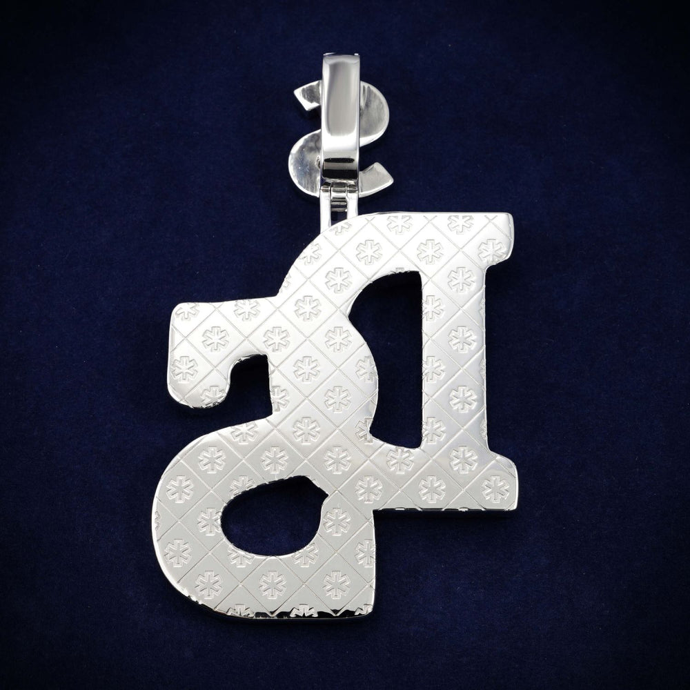 custom moissanite dollar ds pendant icecartel back