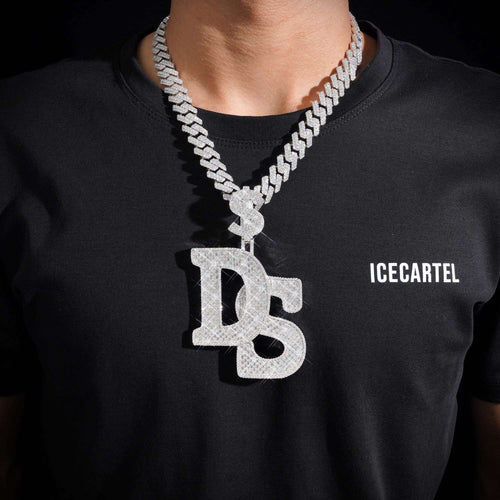 custom moissanite dollar ds pendant icecartel mode
