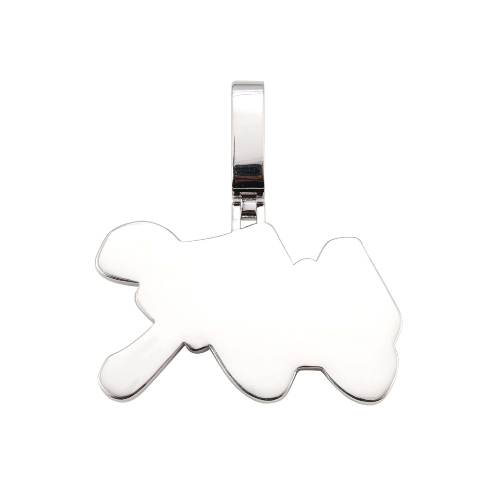 custom moissanite iykyk name pendant 14k gold icecartel back