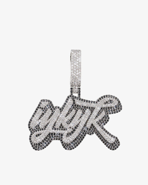 custom moissanite iykyk name pendant 14k gold icecartel