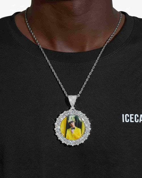 custom picture pendant 14k gold icecartel model