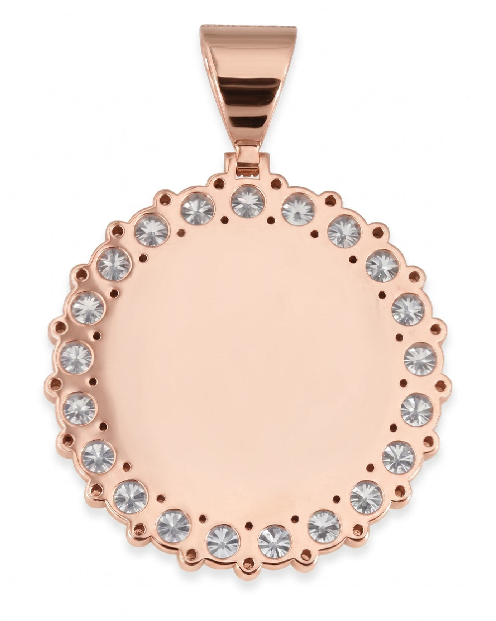 Custom Picture Pendant 14K Gold - Rose Gold
