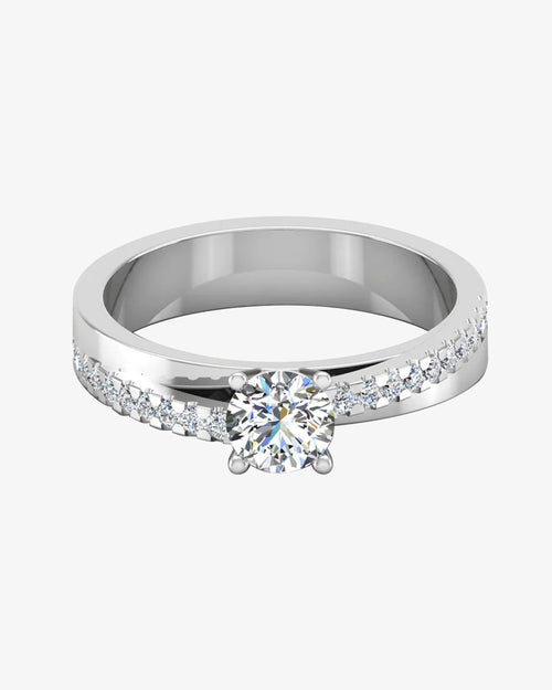double layer brilliant cut moissanite engagement ring icecartel horizontal