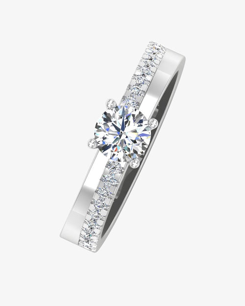 double layer brilliant cut moissanite engagement ring icecartel i