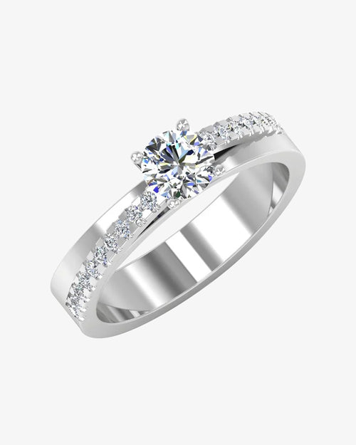 double layer brilliant cut moissanite engagement ring icecartel main
