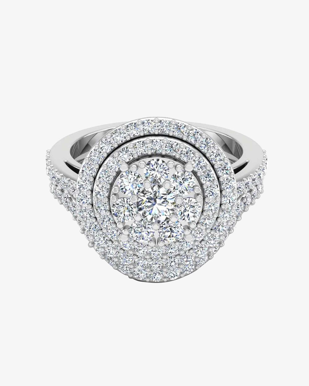 dual split shank moissanite dome engagement ring icecartel horizontal