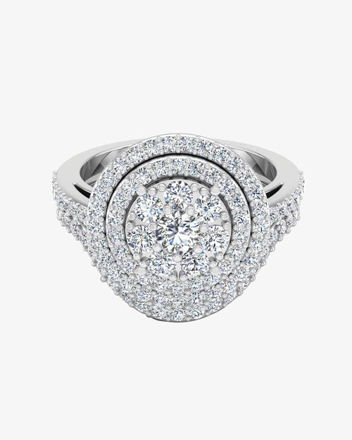 dual split shank moissanite dome engagement ring icecartel horizontal