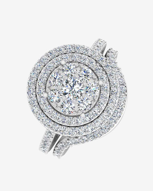 dual split shank moissanite dome engagement ring icecartel i