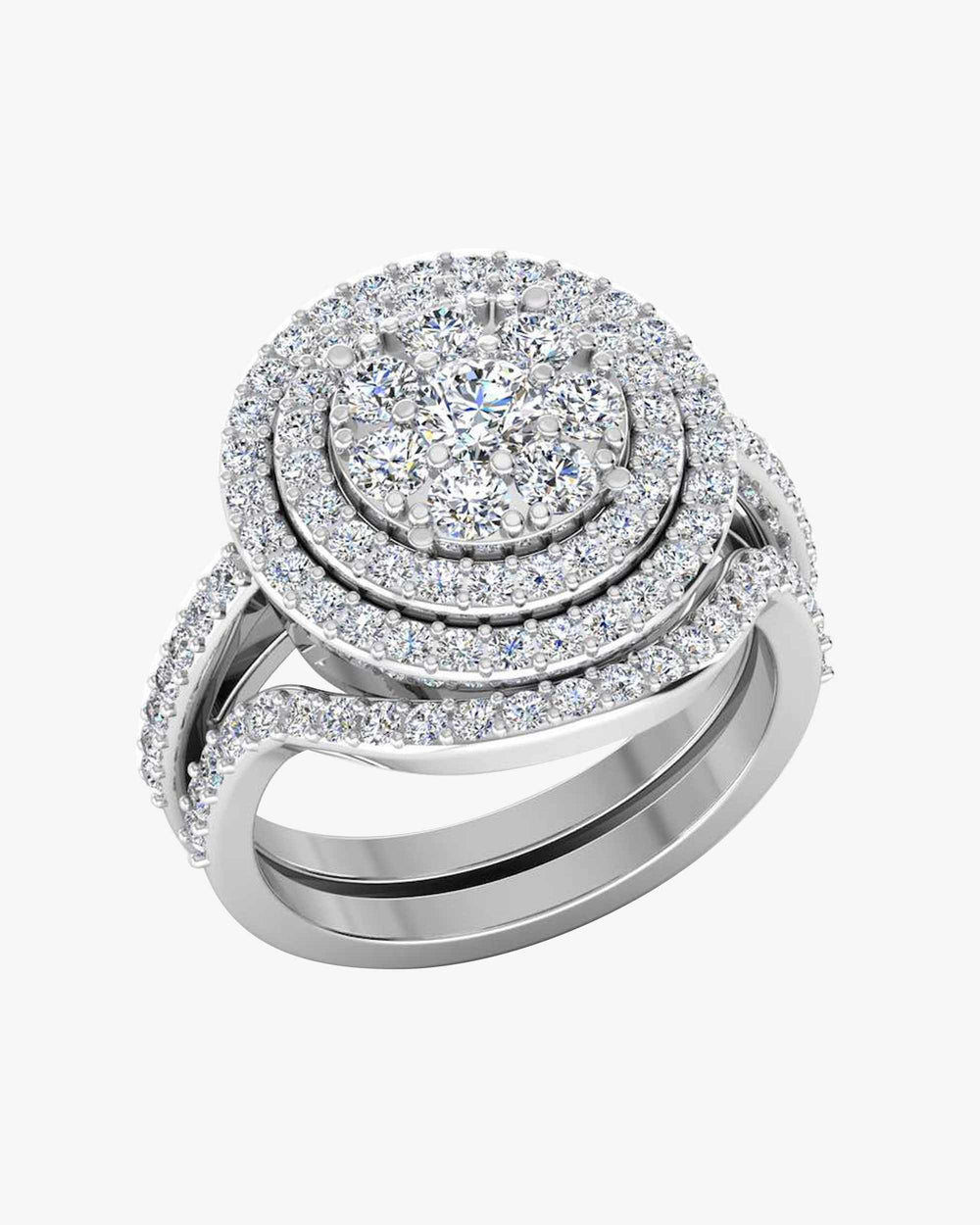 dual split shank moissanite dome engagement ring icecartel main
