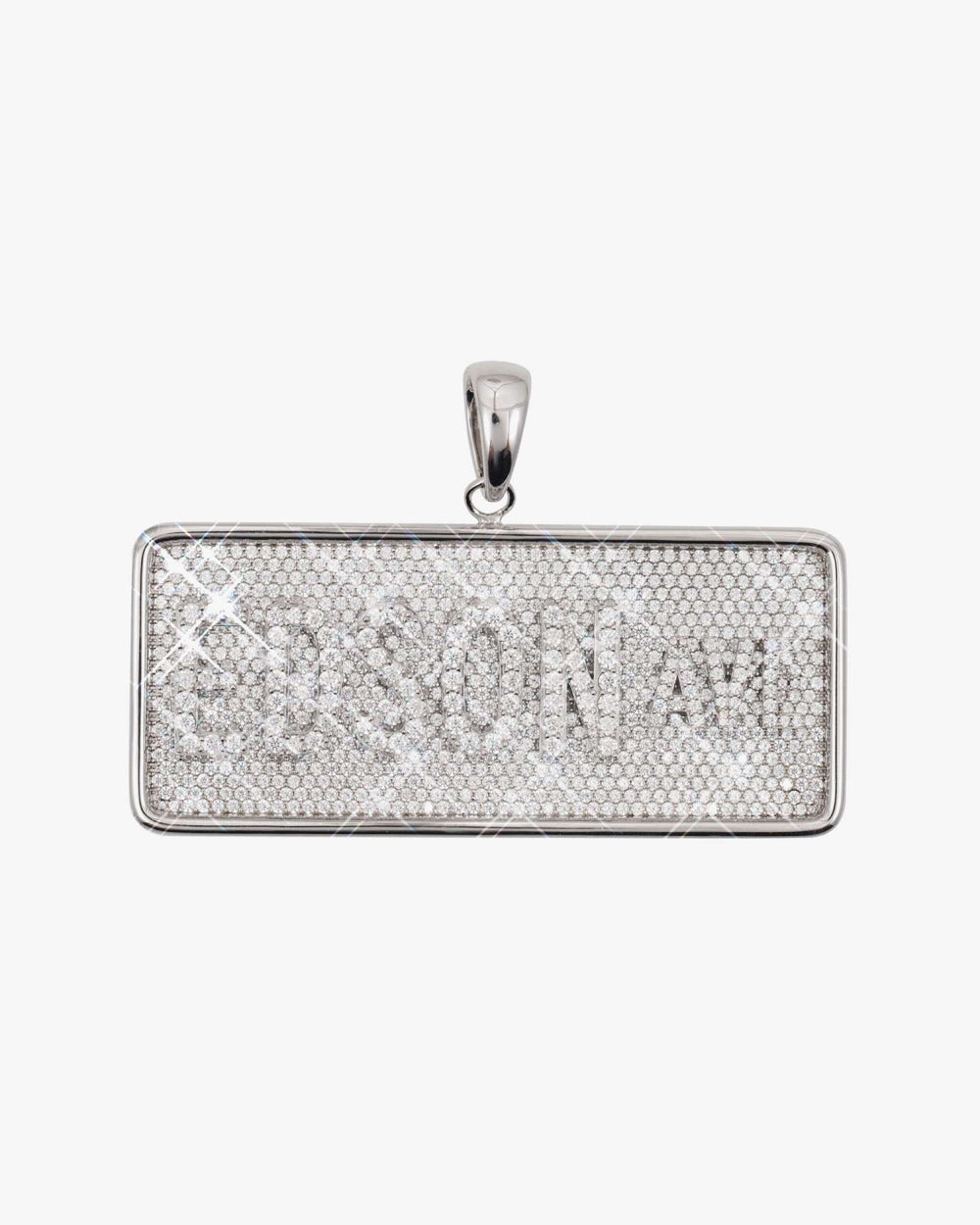 edson custom moissanite name pendant 14k gold icecartel main