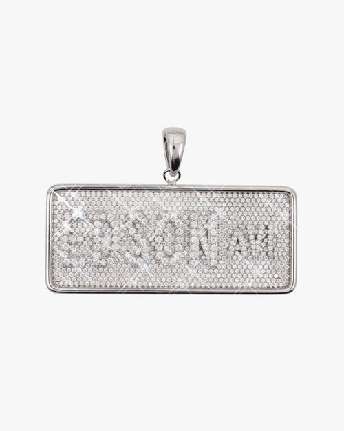 edson custom moissanite name pendant 14k gold icecartel main