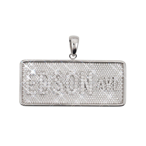 edson custom moissanite name pendant 14k gold icecartel main