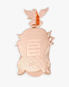 Enamel Moissanite Jesus Pendant 14K Gold - Rose Gold