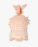 Enamel Moissanite Jesus Pendant 14K Gold - Rose Gold