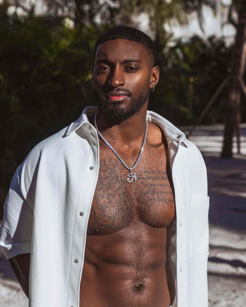 Moissanite Eye of Horus Necklace